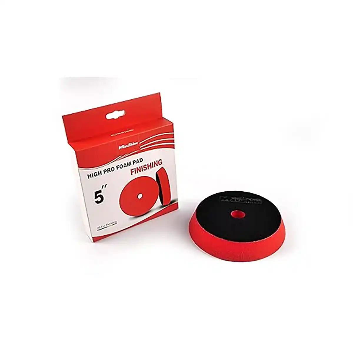 Maxshine High Pro Red Foam Finishing Pad 5.2 Inch for Ultra-Fine